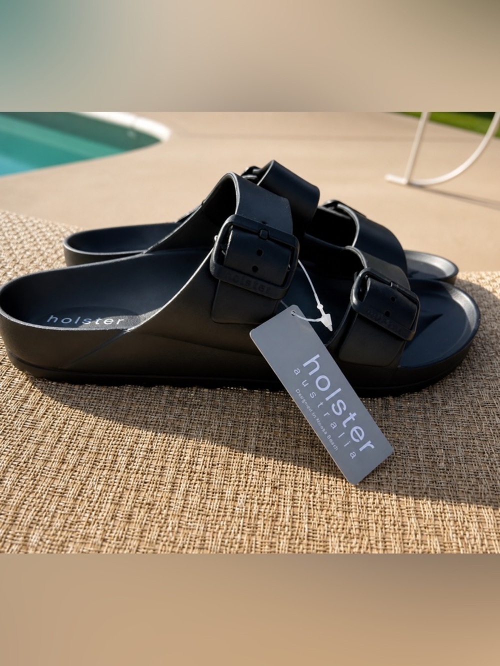 Holster Sundreamer Slide Sandals - Black NWT - Picture 3 of 6